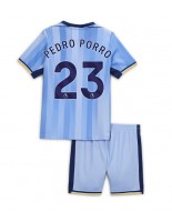 Tottenham Hotspur Pedro Porro #23 Vieraspaita Lasten 2024-25 Lyhythihainen (+ shortsit)